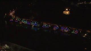 Philadelphia's iconic Boathouse Row lights up once again after $2.1 million upgrade