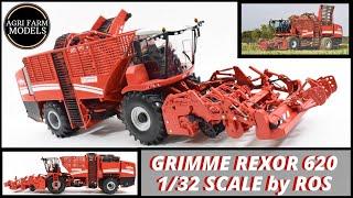 GRIMME REXOR 620 6 row beet harvester by ROS 1/32 scale | Review #47