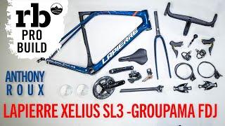 Pro Bike Build Team Groupama FDJ I Custom Lapierre Xelius SL I Anthony Roux Tour de France roadbike