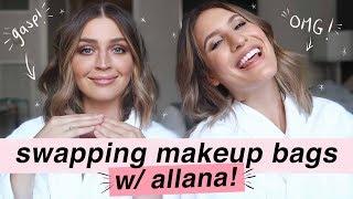 SWAPPING MAKEUP BAGS WITH ALLANA DAVISON! | Get Ready With Us | Jamie Paige
