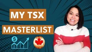 My TSX Masterlist for 2022