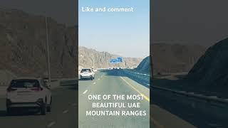 Beautiful mountain ranges of UAE #uae #mountains #dubai #hattadubai #mountainranges #beauty #road