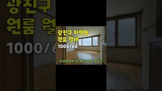 광진구 자양동 원룸 월세 [1000/60] #부동산 #광진구원룸 #광진구원룸월세 #구의동원룸 #구의동원룸월세