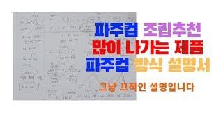 파주컴에서 주로 사용하는 조립 컴퓨터 라인업 입니다