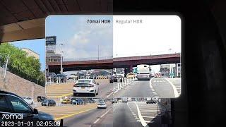 70mai Dash Cam 4K A810 - HDR