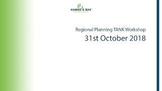 Regional Planning TANK Workshop - 31st October 2018