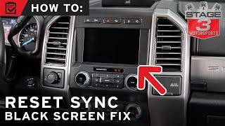 How to Reset SYNC / Fix Black or Frozen Screen F150 & Super Duty