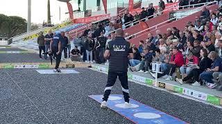 Lacroix  VS Rizzi  Finale du tir de précision Europétanque des Alpes-Maritimes 2024