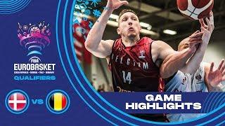 Denmark v Belgium - Highlights - FIBA EuroBasket 2022 - Qualifiers