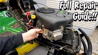 Riding Mower Engine Turns Slow, Starter Hanging Up, Won't Turn Over - Detailed Diagnostics & Repair