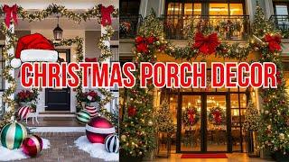 Deck the Halls with THESE Rustic Porch Décor Ideas for Christmas 2024!