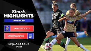 Newcastle Jets v Western United - Shark Highlights | Ninja A-League 2024-25 | Unite Round