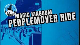 POV Magic Kingdom PeopleMover 2025 Ride | Walt Disney World Florida | Space Mountain Lights on