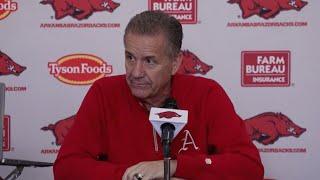 John Calipari reacts to Arkansas' NCAA Tournament selection