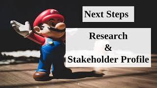 Mon. 3.23: Identifying Your Stakeholder, P3 Common Issue, Stakeholder Profiles