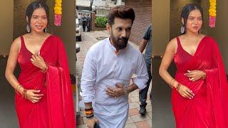 Manisha Rani Chirag Paswan Vishal Singh Arrive At Sandip Sikchand House For An Ganesh Darshan