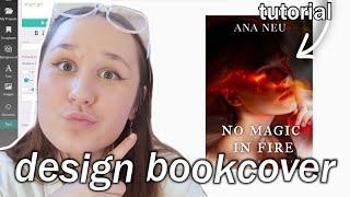 HOW TO DESIGN A BOOK COVER for YOUR novel! *FREE* EASY TUTORIAL!