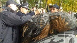 Chewbacca Gets Arrested While Campaigning for Darth Vader