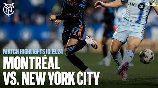 Match Highlights | CF Montréal 2-0 New York City FC | October 19, 2024