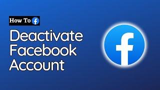 How to deactivate Facebook account