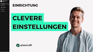  Clevere Voreinstellungen ‍‍  || Plancraft einfache Handwerkersoftware