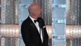 Golden Globes 2011: Bruce Willis is Ashton Kutcher's Dad