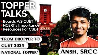 Ansh's journey from Dropper to CUET  National Topper | Topper Talks Ep.4 | By Ayushmaan and Kinjal