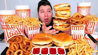 Whataburger • Honey Butter Chicken & Cheeseburgers • MUKBANG