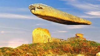 هذه الصخرة تتحدى الجاذبية وتطير في الهواء منذ مئات السنين.. ولا يعرف أحد السبب !!