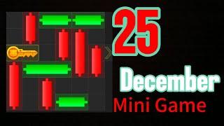 25 December Hamster Kombat daily mini game Today| mini game key | hamster game daily combo