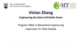 2022 3MT Competition: Vivian Zhang (finalist)