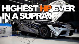 WE BROKE THE HIGHEST HP RECORD FOR THE A90 SUPRA!