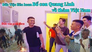 Cô Gái Châu Phi || liên hoan tiễn bố con Quang Linh về thăm Việt Nam