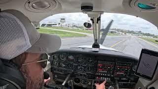 landing in Belo Horizonte rwy13 - pa28