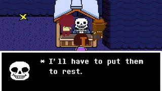 Sans FIGHT in Pacifist..? Undertale Red & Yellow