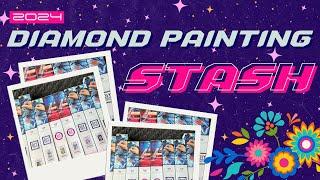 Diamond Painting STASH Update 2024 - Plus my new way of keeping track of my kits!