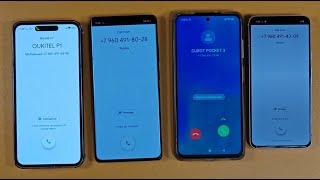 FOUR INCOMING CALL OUKITEL P1 ONEPLUS  12R ACE 3 POCO X3 PRO PIXEL 8