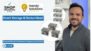 Storage Solutions and Ideas from Handy Solutions | Live Shopping from Shop Unlimited Live