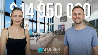 $14,950,000 | Luxury Duplex Penthouse Tour at Porsche Design Tower