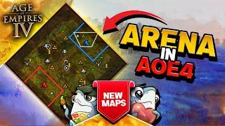 ARENA in AoE4! - Custom Map Showmatch Game #1 on PuP build!