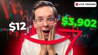 OPTION TRADING LIVE | HOW I MADE $3,902 IN 8 MIN - NEW TRADING STRATEGY