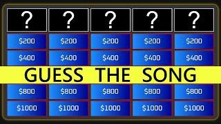 Guess the Song Jeopardy Style | Quiz #24