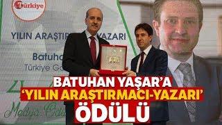 İhlas Medya Ankara Temsilcisi Batuhan Yaşar'a 'Yılın Araştırmacı Yazarı' Ödülü