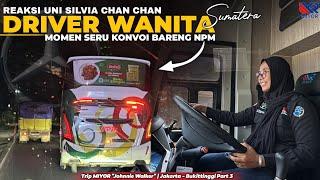 AKSI SKILL DRIVER WANITA UNI SINCHAN DILINTAS SUMATERA‼️ - Trip Miyor | Jakarta Bukittinggi Part 3