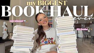 my BIGGEST book haul ever!  (book mail, new releases + special editions!)