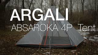 ABSAROKA 4P TENT: ARGALI EQUIPMENT