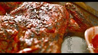 Вкусная реклама еды. Цыпленок таббака в Blonder Pub