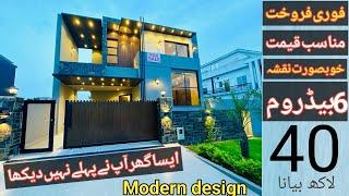 10 Marla house for sale in bahria town Rawalpindi ( ultra modern designer house ) 1 bed in basement