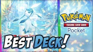 This is GLACEON EX's BEST DECK! | Pokemon TCG Pocket