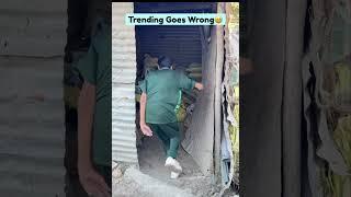 Trending gone wrong ft. DSP M. Siraj #cricket #shorts